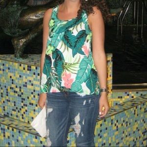 Express Tropical Tank with Cut-out back